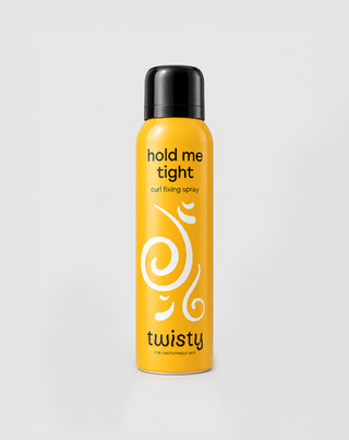 Fixeerspray voor krullen die de krul benadrukt zonder te verzwaren Twisty