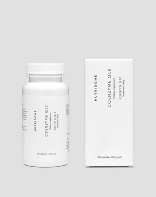 Co-enzym Q10 in capsules voor een gezond hart- en vaatstelsel, mooie huid en haar Nutridome 60 stuks