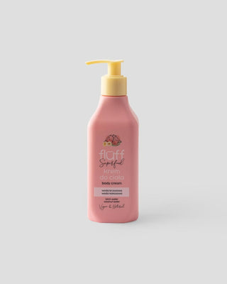 Bodycrème met kokosolie en watermeloensap om Fluff te voeden en te hydrateren