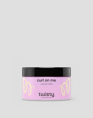 Twisty Krulcrème, activator voor natuurlijke krullen voor krullend en pluizig haar, mini-versie, 100 ml