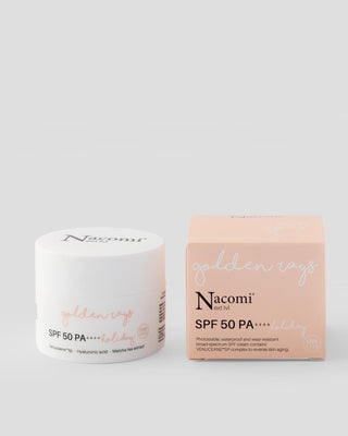 Antirimpel gezichtscrème met SPF 50 waterproof Nacomi Next Level