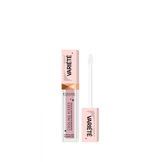 Lipgloss die de lipvolume verhoogt en met een verkoelend effect, in de kleur 02 Variete Cooling Kisses van Eveline