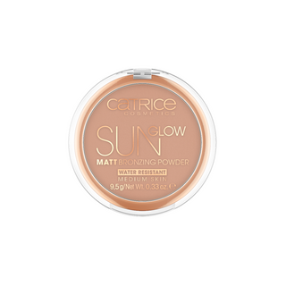 Sun Glow matte bronzing poeder in Medium Bronze 030 van Catrice