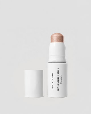 Highlighter in stickvorm voor gezicht en lichaam, stralende glans en een gladmakend effect, Champagne, Nutridome
