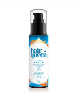 Serum voor beschadigde haarpunten met avocado- en zwarte komijnolie van Hair Queen