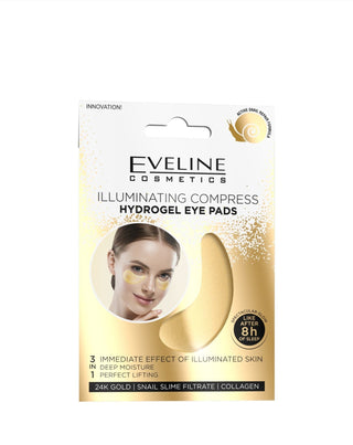 Hydrogel oplichtende oogpleisters van Eveline