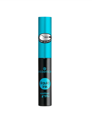 Zwarte vloeibare eyeliner waterproof 01 Essence