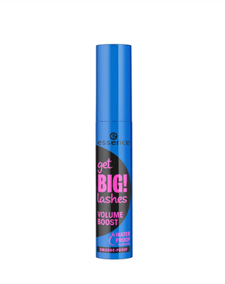 Get Big! is een waterbestendige mascara die de wimpers verdikt wimpers Volume Boost Essence