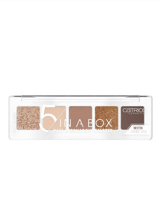 5 In A Box Mini Oogschaduwpalette in Golden Nude Look 010 van Catrice