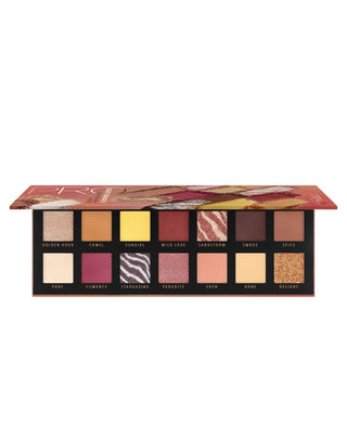 Pro Desert Romance Slim Oogschaduwpalette in de tinten Destination Love 010 van Catrice