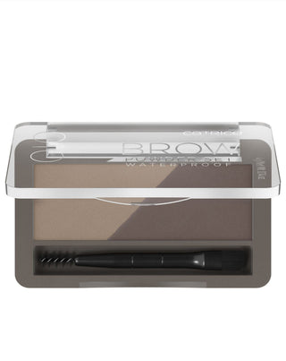 Waterbestendige wenkbrauwpoeder set Brow Powder Set 010 in de kleur Ash Blond van Catrice