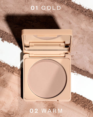 Geperste bronzer Selfglow 02 Warm met actieve ingrediënten voor gezichtscontouring Paese - 4