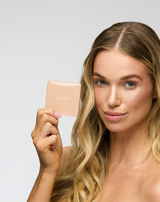 Geperste bronzer Selfglow 02 Warm met actieve ingrediënten voor gezichtscontouring Paese - 3
