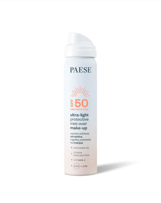 Ultralichte make-up beschermingsnevel met zonnefilter SPF50 van Paese - 2