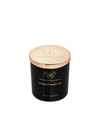 Sojakaars met zwarte obsidiaan en een geur van houtachtige hars, Crystallove - 2