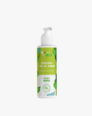 2-in-1 shampoo en body wash voor kinderen met de geur van appel, HiSkin - 1