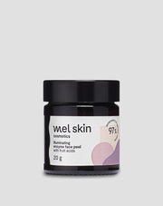 Stralende enzymatische gezichtsscrub met fruitzuren van Mel Skin