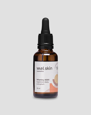 ADEK-vitaminedruppels voor immuniteit, ijzermetabolisme en een goede conditie van de huid en slijmvliezen Mel Skin - 1