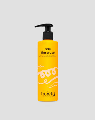 Verzachtende conditioner geschikt voor krullend haar met rozen en hennepolie van Twisty - 1