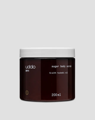 Suiker bodyscrub met macadamia olie, sheaboter en avocado-olie van Uddo - 1