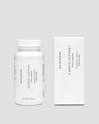 Supplement voor hart en bloedsomloop met coenzym Q10, meidoorn, thiamine en vitamine C Nutridome 60 capsules