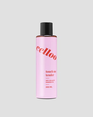 Anticellulitis lichaamsmassageolie met verwarmend effect, Touch Me Tender van Celloo - 1