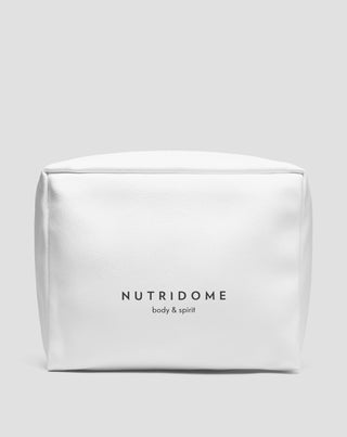Een ruime make-up tas gemaakt van eco-leer, Nutridome - 1