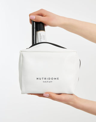Een ruime make-up tas gemaakt van eco-leer, Nutridome - 2