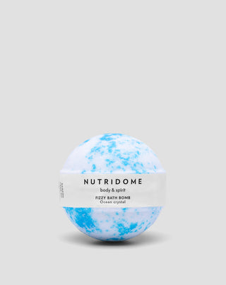 Nutridome huidhydraterende bruisbadbal met voedende oliën Oceaankristal - 1