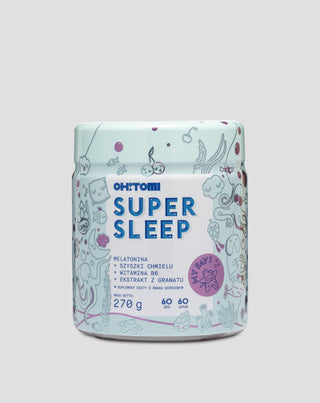 Supersleep Oh!Tomi kersensmaak gummies met melatonine en vitamines voor slaap, voor kinderen en volwassenenTomi 60 st. - 1