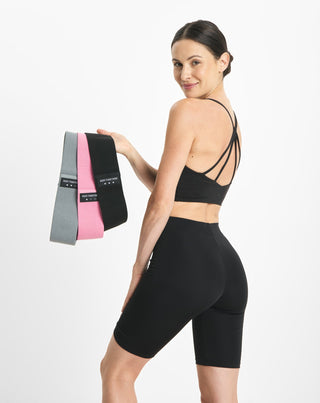 Body Functions korte weerstandsbanden voor fitness 76 cm set van 3. - 2