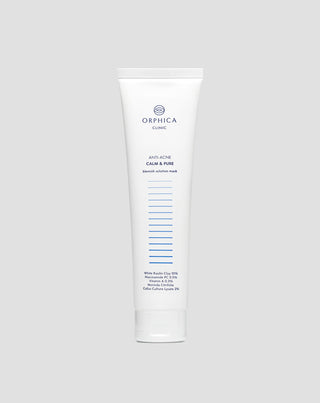 Reinigend en herstellend masker voor de acnegevoelige huid met witte klei Anti-Acne Orphica Clinic 100 ml
