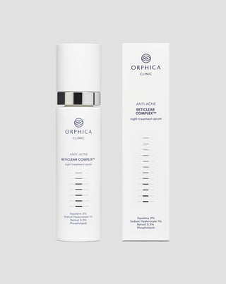 Nachtserum ter ondersteuning van de regeneratie van de acnegevoelige huid Anti-Acne Orphica Clinic 50 ml