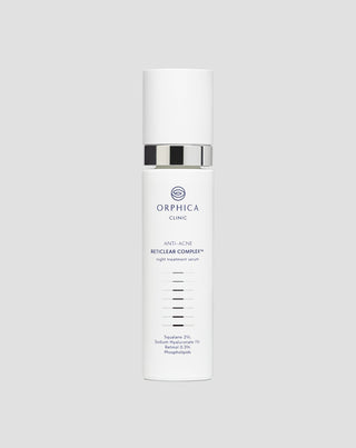 Nachtserum ter ondersteuning van de regeneratie van de acnegevoelige huid Anti-Acne Orphica Clinic 50 ml