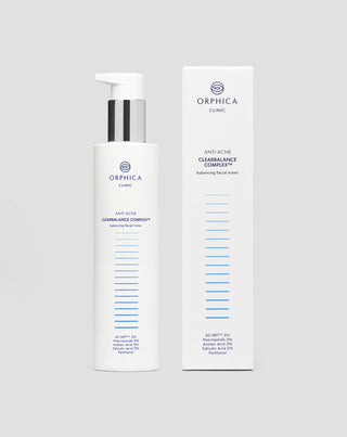 Gezichtstoner voor de acnegevoelige huid met niacinamide en azelaïnezuur Anti-Acne Orphica Clinic 200 ml