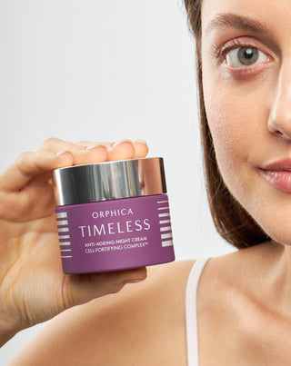 Set cosmetica voor de rijpere huid: dagcrème met SPF 20 en nachtcrème Orphica - 3